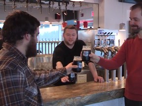 Brewed Awakening's Jan Zeschky reviews the Vancouver Island Brewery's Hermannator Ice Bock at at Tap & Barrel Convention Centre, Vancouver BC craft beer