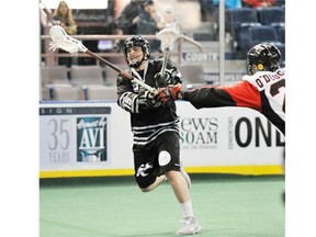 New Vancouver Stealth forward Corey Small had 87 goals and 213 points in 62 regular season games over four years with the Edmonton Rush. (Edmonton Journal file photo.)