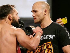 Familiar foes Johny Hendricks and Robbie Lawler will complete their championship trilogy in 2015.