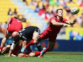 Harry Jones had his moments, but his team as whole struggled on day one at the Wellington Sevens.
