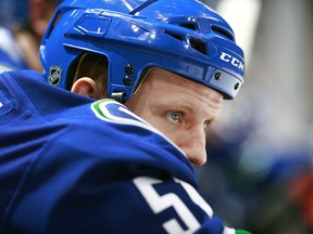 Derek Dorsett shares the league lead with a dozen fighting majors and has tried to spark the Canucks when they've fallen behind. (Getty Images via National Hockey League).