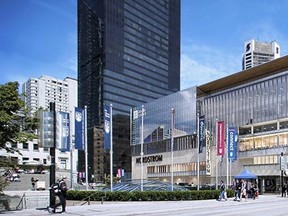 A rendering of Nordstrom Vancouver, due to open in September 2015.