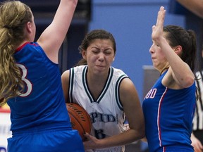 Shae Sanchez (centre) and the Riverside Rapids are among the favourites in the BC Triple A draw next week at the LEC. (PNG photo)