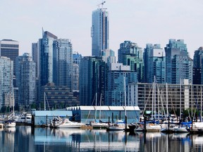 High Rise Buildings in Downtown Vancouver, Canada