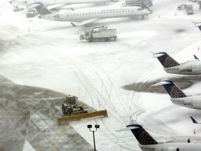 The Canadian women's rugby sevens team couldn't get to Chicago's O'Hare airport on Sunday. (AP Photo/Nam Y. Huh)