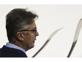 Claude Noel and the Vancouver Giants are in jeopardy of missing the WHL playoffs. (Province Files.)