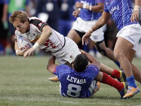 Harry Jones returns to the Rugby Canada lineup, facing a familiar foe in Samoa. (Isaac Brekken/AFP/Getty Images)