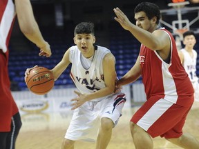 Riley Braich caught fire Wednesday, leading the Fraser Valley champion Yale Lions into the 4A BC quarterfinals. (Jason Payne, PNG)