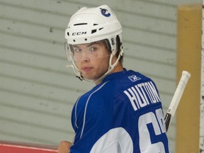 Ben Hutton during 2014 Vancouver Canucks Summer Development Camp at UBC in Vancouver, B.C., July 7, 2014.   (Arlen Redekop / PNG staff photo)