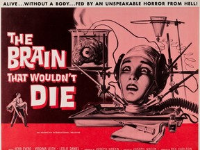 Hollywood anticipated head transplants decades before doctors, as this 1962 film starring Virginia Leith shows. (REX CARLTON PRODUCTIONS)