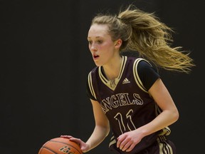 Jessica Hanson's game-high 24 points carried Vancouver's LFA Angels into Saturday's championship final. (Gerry Kahrmann, PNG photo)