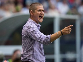 Carl Robinson is up for MLS coach of the year, one of three Caps up for major awards. (THE CANADIAN PRESS/Darryl Dyck)