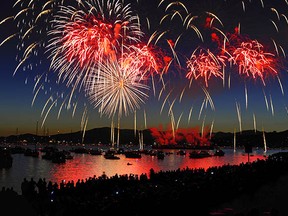 France's show on English Bay on July 30, 2014. The 25th anniversary is being marked in 2015. (Mark van Manen, PNG files)