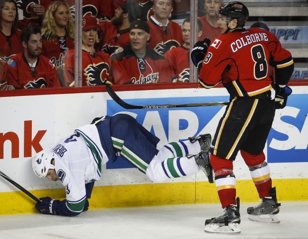 Kevin Bieksa, Joe Colborne