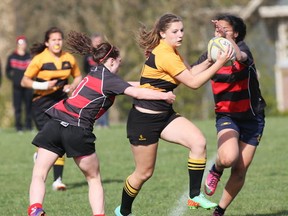 Shawnigan Lake and Abbotsford are once again among the teams to beat in B.C. girls Double A rugby this season. (PNG rule photo by Kim Stallknecht)