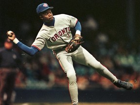 Tony Fernandez, who was known for his slick defence back in his Toronto Blue Jays days, is part of the Vancouver Canadians' 2015 Superstar Series. (Getty Images file.)