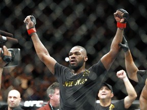 Jon Jones, in happier times. (AP Photo/John Locher, File)