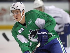 Jake Virtanen at the 2014 Youngstars Tournament in Penticton.