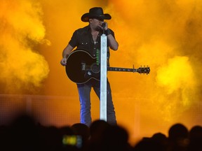 Jason Aldean: Burn It Down Tour
Reigning three-time ACM Male Vocalist of the Year and Entertainer of the Year nominee. With guests Cole Swindell, Tyler Farr and Dee Jay Silver. • Rogers Arena, 800 Griffiths Way • Oct. 2, 7:30 p.m. • $69.50/$49.50, ticketmaster.ca, livenation.com (Jason Davis/Getty Images)