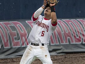 Alexis Maldonado and the Vancouver Canadians were blanked 4-0 on Saturday by the host Salem-Keizer Volcanoes. (Province Files.)