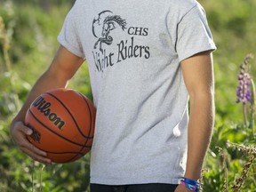 Clayton Heights class valedictorian Lance Rances. (PNG photo by Gerry Kahrmann)