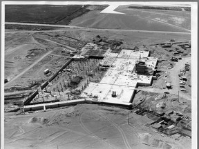 The new terminal takes shape at Vancouver International Airport in this June 1, 1966, photo.