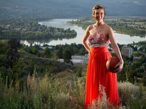 Madison Egli of Kamloops' NorKam Secondary is the winner of The Province's 2015 Head of the Class Adversity Award. (PNG photo by Ric Ernst and Gerry Kahrmann)