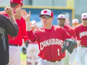 Andrew Guillotte scored the winning run in the 12th inning, coming home from second on a Justin Atkinson single, as the Vancouver Canadians prevailed 5-4 in Boise in extras on Wednesday. (Province Files.)