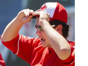 Closer Andrew Case has been key to the Vancouver Canadians' recent run. (Province Files.)