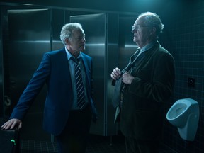 Victor Garber (left) and Jim Broadbent co-star in the new thriller Big Game in theatres now.