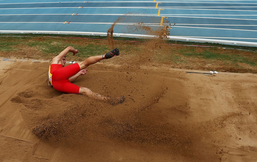 on day one of the IAAF World Youth Championships Cali 2015 on July 15, 2015 at the Pascual Guerrero Olympic Stadium in Cali, Colombia.