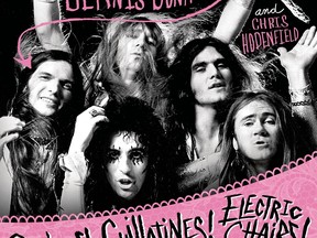 The cover of the Dennis Dunaway memoir Snakes! Guillotines! Electric Chairs! My Adventures in the Alice Cooper Group