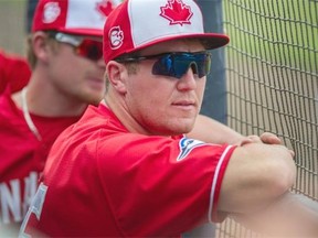 Slugger Sean Hurley and the rest of the Vancouver Canadians wrap up their Northwest League season this weekend at Nat Bailey Stadium. (Province Files.)