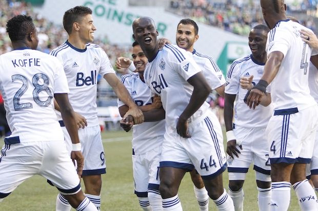 Saturday's two-goal hero Pa-Modou Kah (Joe Nicholson-USA TODAY Sports)