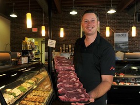 Chris Jackson of Jackson Meats in Vancouver holds a tray of steaks last month. Food economist Sylvain Charlebois says Canadians remain committed meat eaters despite riding prices but may consider vegetarian sources of protein as the cost of animal protein continues to rise.
 (Wayne Leidenfrost/
PNG FILES)











Chris Jackson of Jackson Meats in Vancouver holds a tray of steaks last month. Food economist Sylvain Charlebois says Canadians remain committed meat eaters despite riding prices but may consider vegetarian sources of protein as the cost of animal protein continues to rise. ( Wayne Leidenfrost/PNG FILES)