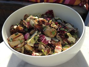 Grilled Potato, Radicchio and Onion Salad from Late Summer Nights, by Steffani Cameron.