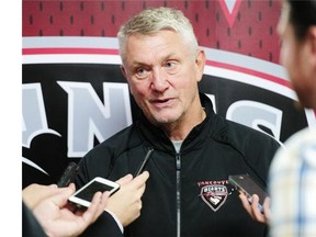 The Vancouver Giants recorded a victory in Lorne Molleken's first game behind the bench Friday night. (Province Files.)