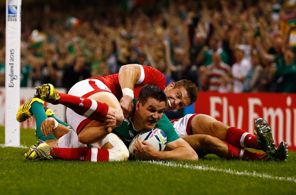 during the 2015 Rugby World Cup Pool D match between Ireland and Canada at the Millennium Stadium on September 19, 2015 in Cardiff, United Kingdom.
