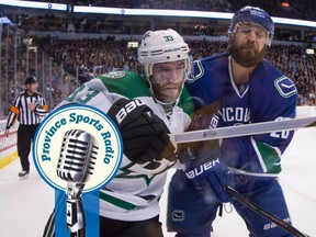 Canucks forward Chris Higgins' injury might open the door for a youngster or two. THE CANADIAN PRESS/Darryl Dyck
