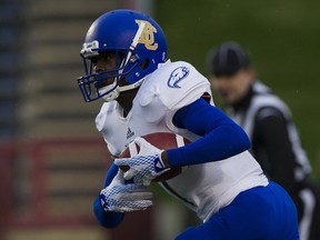 UBC's Trivel Pinto was an ace on both offence and special teams on Saturday in Winnipeg. (Richard Lam, UBC athletics file photo)