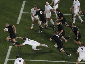 New Zealand beat France in the 2011 Rugby World Cup final in Auckland. (AP Photo/Natacha Pisarenko, FILE)
