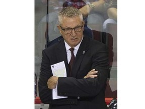 Vancouver Giants coach Lorne Molleken wasn't pleased with a disallowed goal call on Saturday night. (Province Files.)