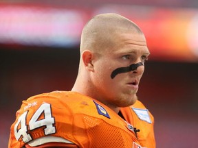 B.C. Lions' Adam Bighill does everything with pride, including wearing No. 44. (PNG photo)