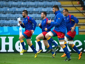 Romania will be a stout opponent for Canada on Tuesday at Leicester City Stadium (BERTRAND LANGLOIS/AFP/Getty Images)