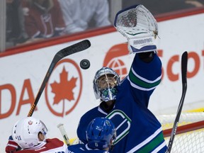 Ryan Miller has played all nine games so far this season for the Canucks. THE CANADIAN PRESS/Darryl Dyck