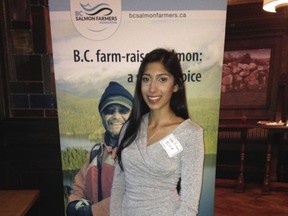 Neha Prihar of BCSFA enjoying the event held at Mahony & Sons (Burrad Landing)