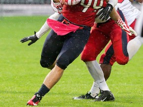 Simon Fraser running back Ante Litre made the most out of his time as the Clan's feature running back Saturday against Dixie State. (Ron Hole, SFU athletics)