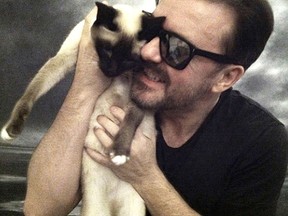 Ricky Gervais and Ollie