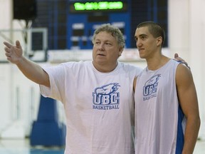 UBC men’s head coach Kevin Hanson has new starting point guard Phil Jalalpoor pointed in the direction of helping the ‘Birds contend for a CIS national title. The journey begins Friday at the UBC Invitational. (Photo — Wilson Wong, UBC athletics)