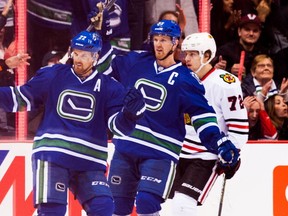 Nine points for the Sedins vs. Chicago, thank you very much.